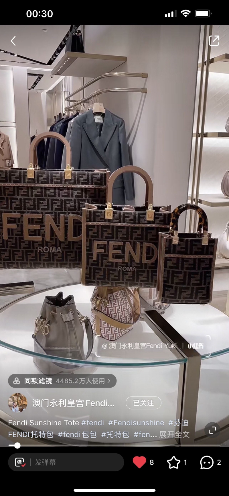 Fendi Shopping Bags